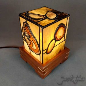 mini agate lamp